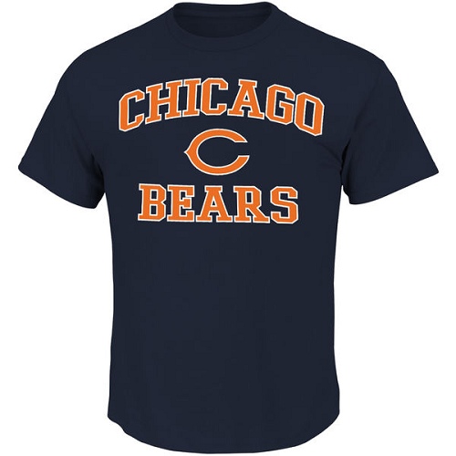 NFL Chicago Bears Majestic Big and Tall Heart & Soul III T-Shirt